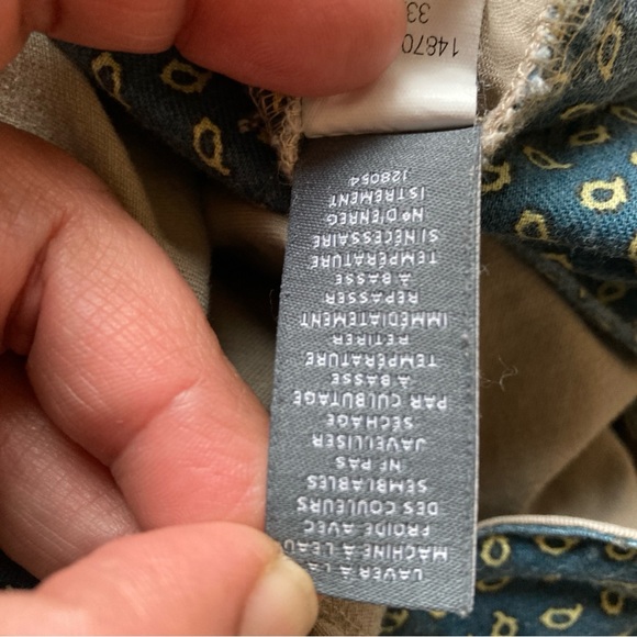 Bonobos MEN’S Slim Fit Flat Front Cotton Chino Pants (33x30) Beige - Picture 14 of 16